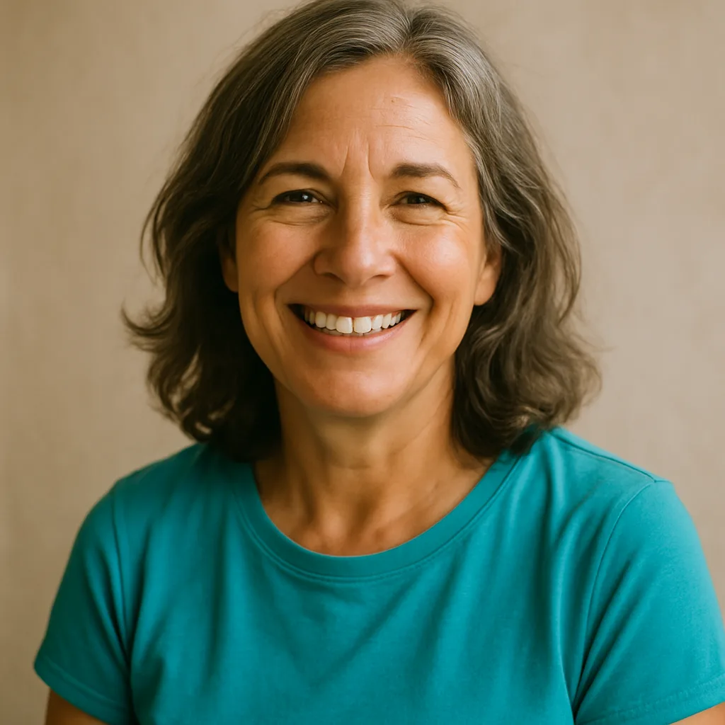 Smiling woman in her 50s — member of The Kent Dating Site